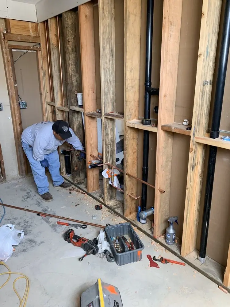 Commercial rough-in plumbing for Trenchless Sewer Repair in Oakwood